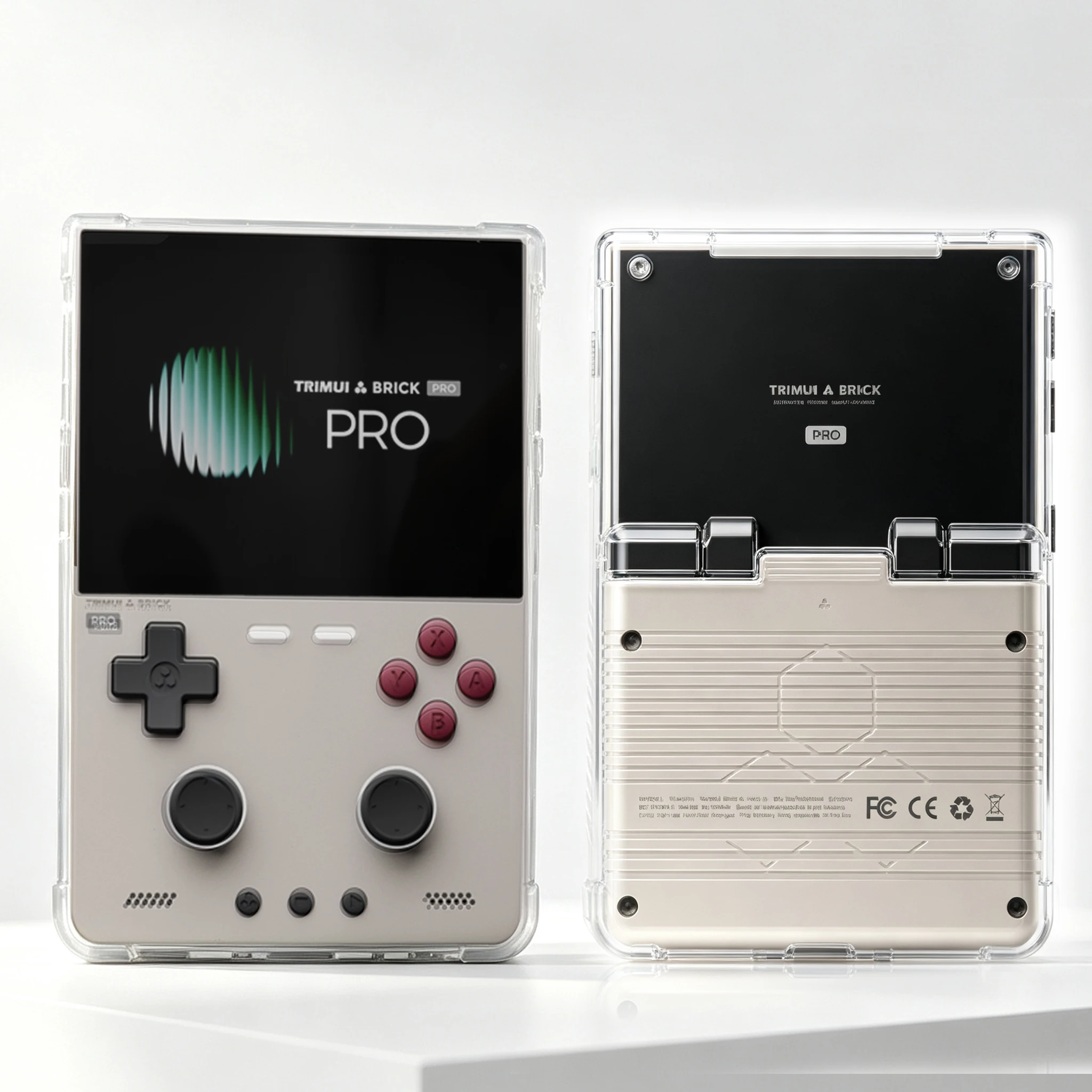 For Trimui Brick PRO TPU Case Storage Bag Portable Brick PRO Game Console Transparent Soft Shell Handheld Carry Bag Accessory