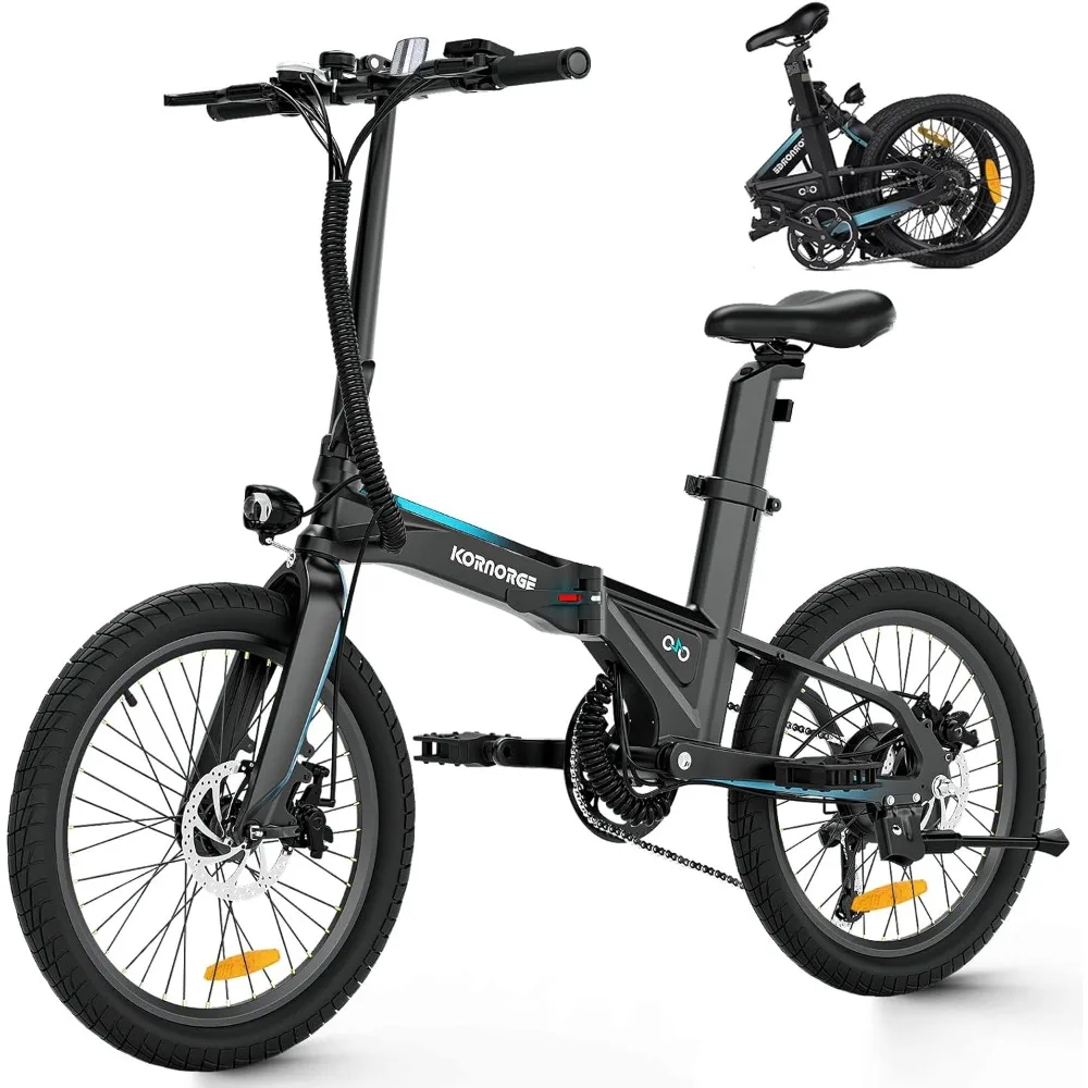 

Electric Bike A9, 20" Ultra Light Foldable Electric Bike, Lightweight Frame, LED Headlight Sports Style Electric Bike