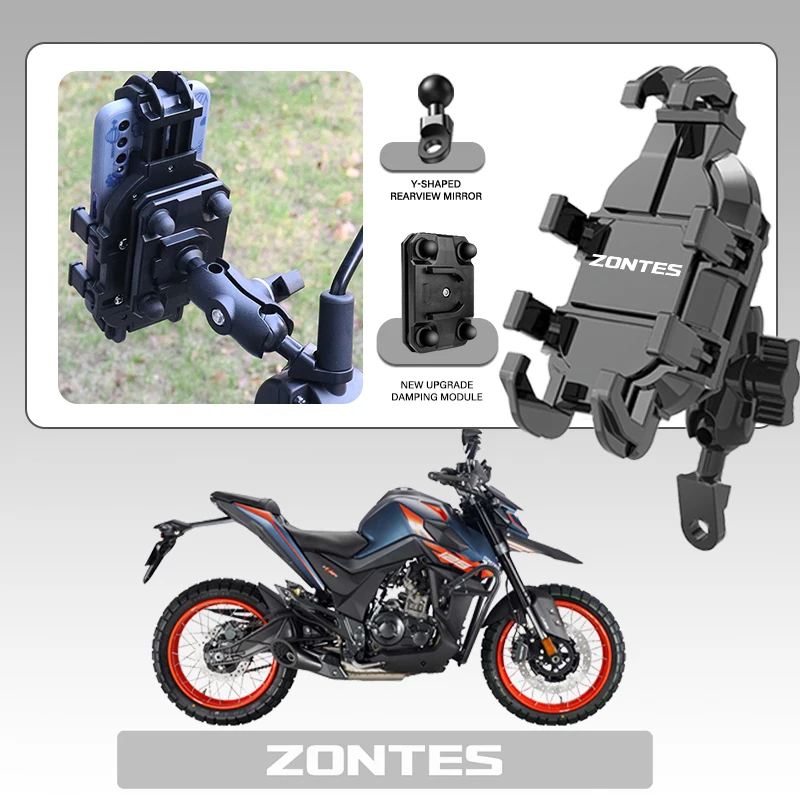 

High-Grade Mobile Phone Holder GPS Stand Bracket Motorcycle Accessories For Zontes G1 125 ZT125 ZT U310R 310X ZT310R 310M