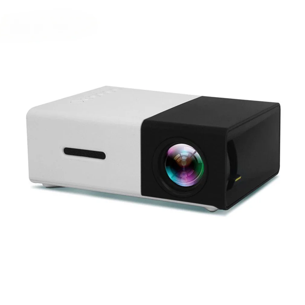 Mini Video Projector, 1080P Video Projector Cheapest with LED USB HD SD 1000 Lumens 3D HD Smartphone Proyector