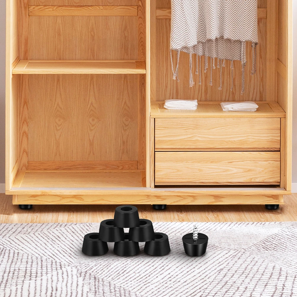 

100pcs Furniture Levelers Rubber Feet Chair Feet Protectors Table Leg Leveling Pads Anti-Slip Floor Protection Durable Shims For