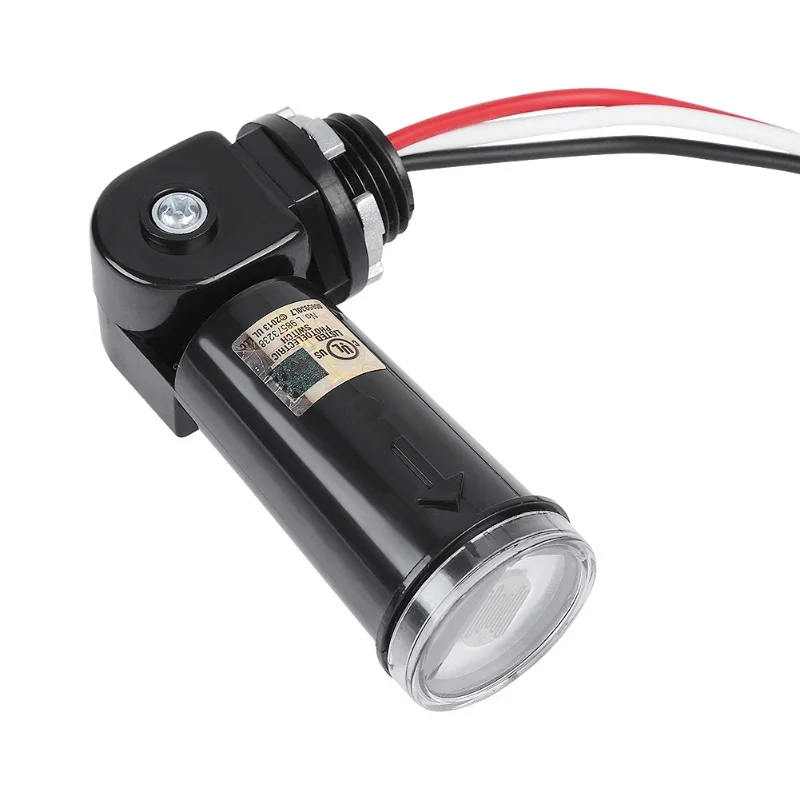 120V LED Light Sensor Control Automatic On/Off Photoelectric Switch For Outdoor Light Fixtures