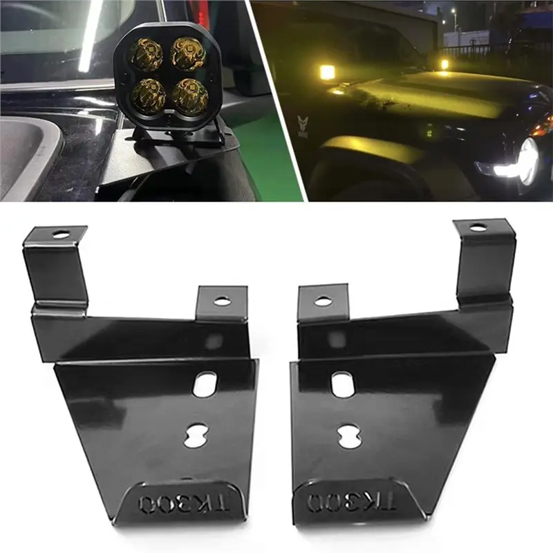 For GWM Tank 300 Modified Enhanced Visibility 1 Pair Hood Lamp Bracket Car A-Pillar Spotlight Mount