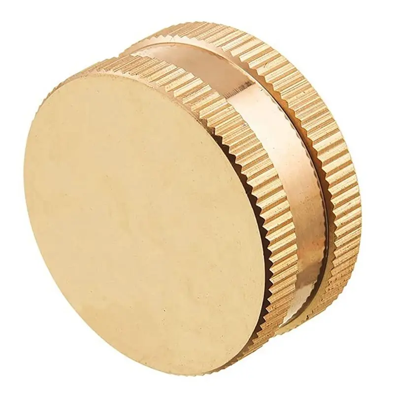 ABSS-Garden Hose Female End Cap, Brass Spigot Cap With Extra 24 Washers, 3/4 Inch, 8-Pack