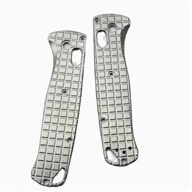 1 Pair TC4 Titanium Alloy Handle Scales for Benchmade Bugout 535 Folding Knife Accessories