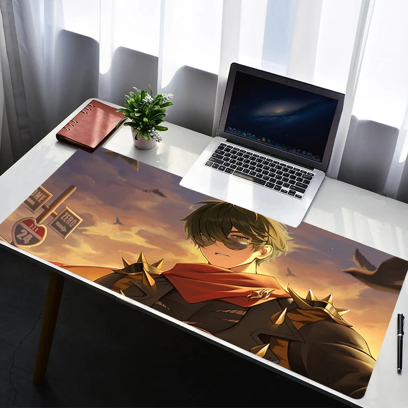 

Mouse Pad Computer Gamer PC Accessories Rubber Non Slip Desk Mat HD Mousepad Laptop Gamer Zenless Zone Zero Lighter Keyboard Pad