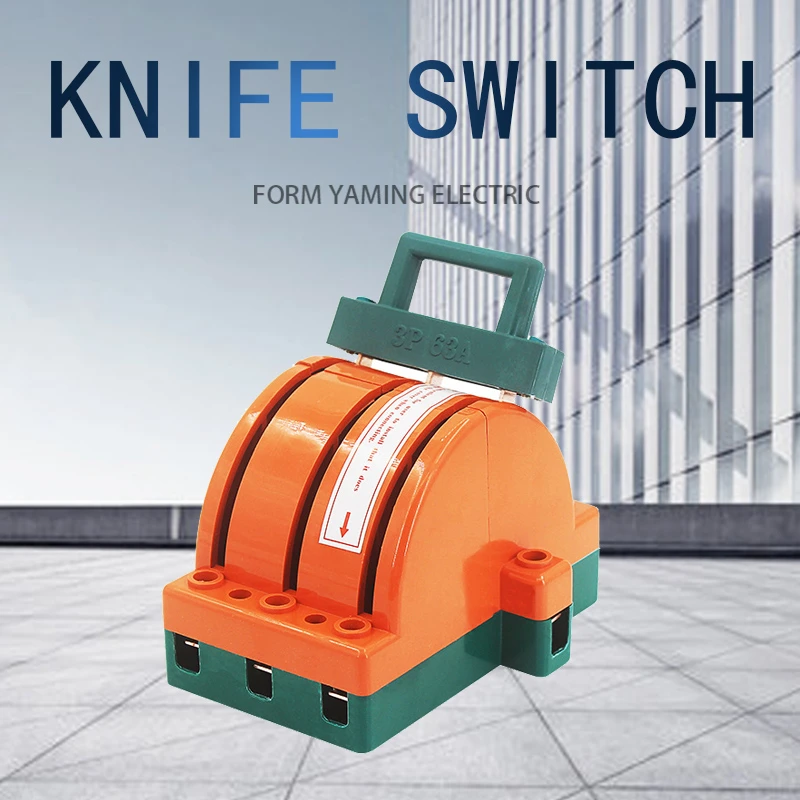 

Knife Switch Double Throw Power Supply Two-way Transformation 3P 63A Copper Manual Changeover 380V