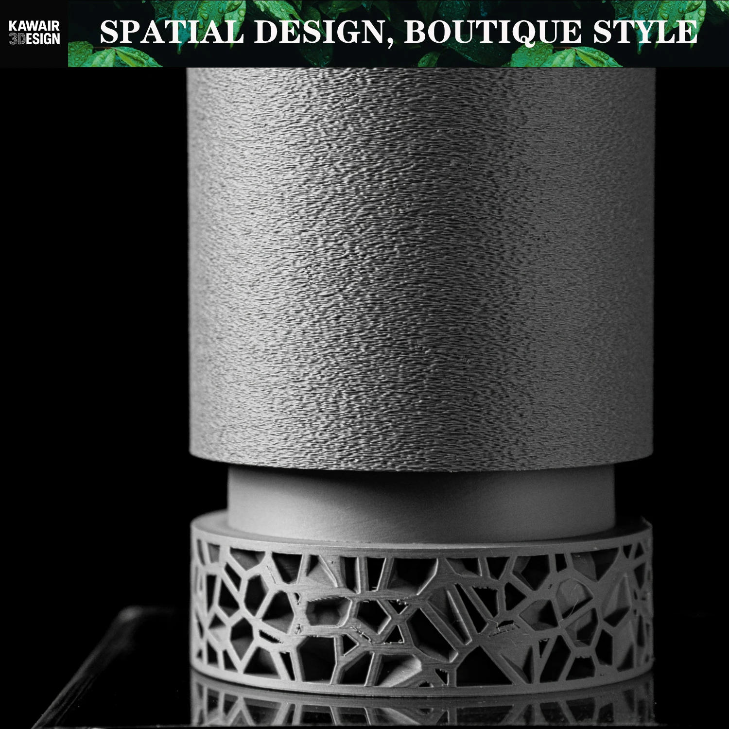 أصيص نباتات عصري بسيط مطبوع ثلاثي الأبعاد - أصيص زهور قابل للتحلل الحيوي لديكور المنزل، هدية مستدامة صديقة للبيئة (فوري) #4