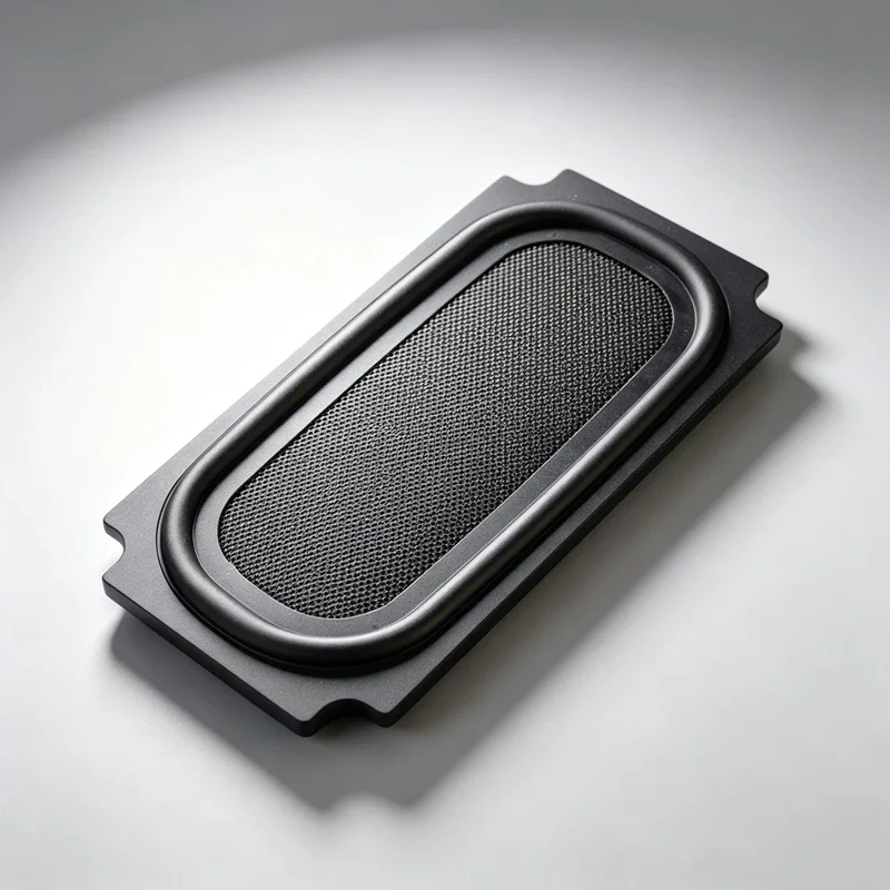 2PCS GHXAMP 4-Inch 115mm *56mm Passive Bass Radiator,  Ultra-Thin Rectangular Diaphragm, Waterproof Cone