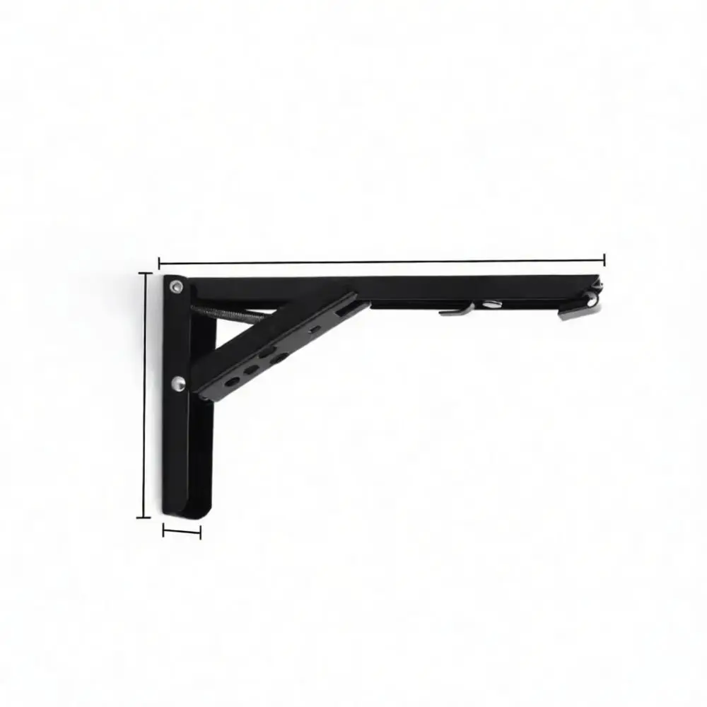 Heavy Duty Triangle Shelf Brackets Wall Mounted Support Rack For Cabinet TV Console Kitchen Storage Metal Industrial Shelves
