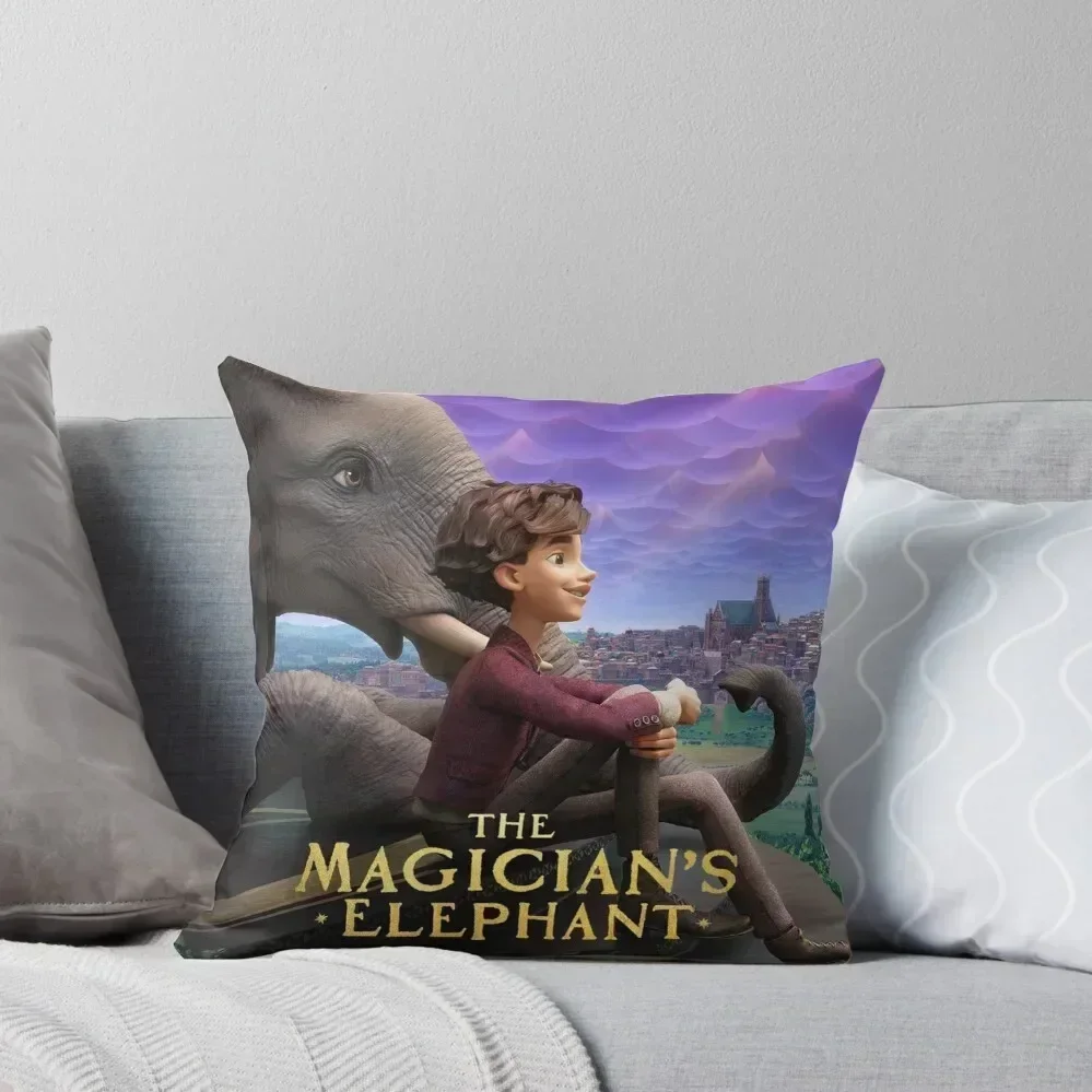 

The Elephant - The Magician's Elephant Throw Pillow Decorative Cover For Living Room Cushions pillow