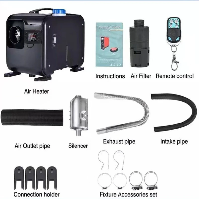 

Diesel Parking Heater for Cars,12V/24V 5KW Air Heater,Fuel-Powered Cabin Warmers,Vehicle Preheating System,RV Heating System