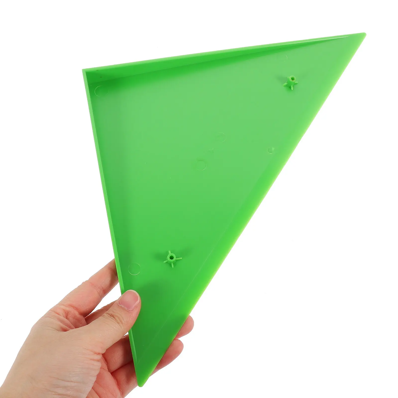 

4pcs Table Tennis Accessories Foosball Corner Ramps Triangle Green ABS Material Anti Scratch Easy Clean Football Sports
