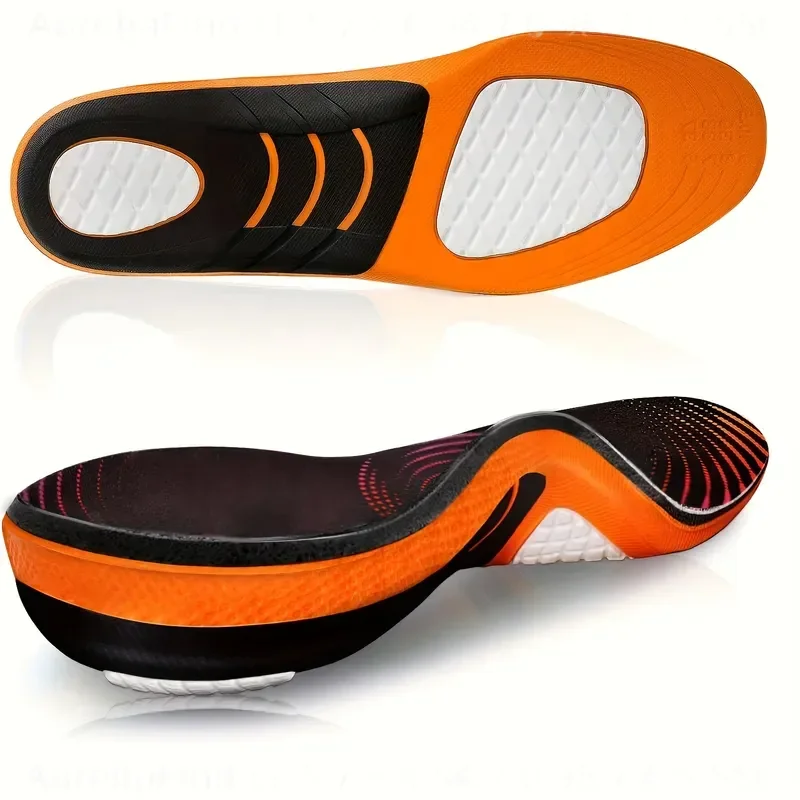 300Lbs Strong Arch Support Insoles for Flat Feet High Arch Sport Cushioning Comfortable Breathable for Men Women Work Boots