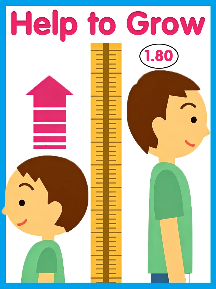 A gentle height support for growing bodies, designed to support healthy height increase. For children, teens, and adults.