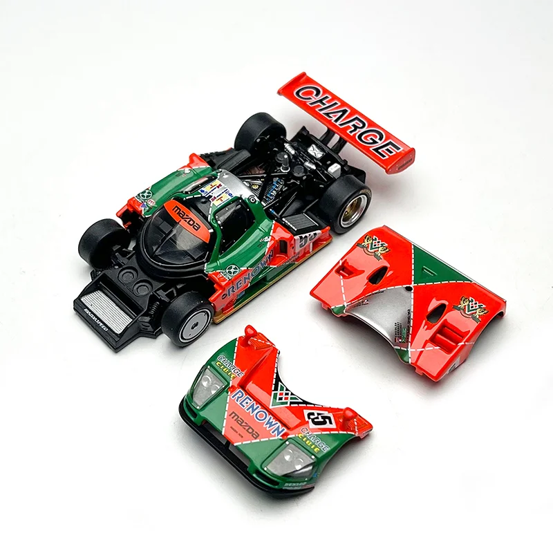 

POPRACE 1:64 787B Le Mans Front-And-Back Opening Alloy Car Model Ornament Souvenir Display Collection Hobby Gift
