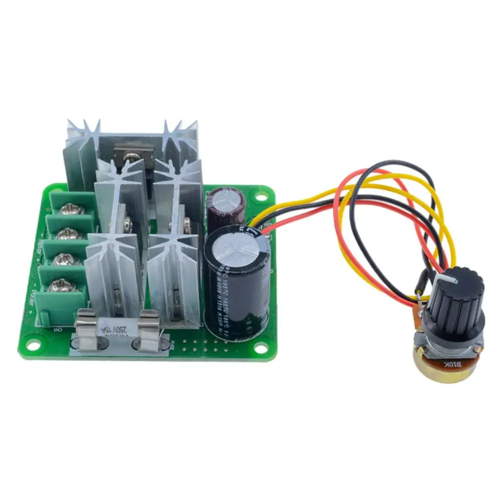 DC Motor Speed Controller DC6-30V 8A PWM 0-100% Motor Speed Adjustable Controller PLC Speed Control Governer with Potentiometer