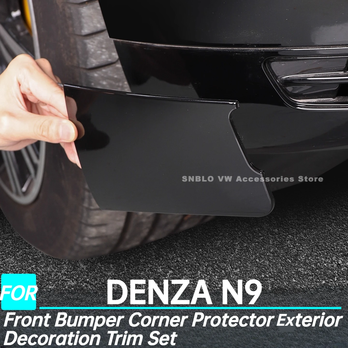 

Car Front Bumper Corner Protector Decoration Trim Set for DENZA N9 Exterior Accessories 2025 2026