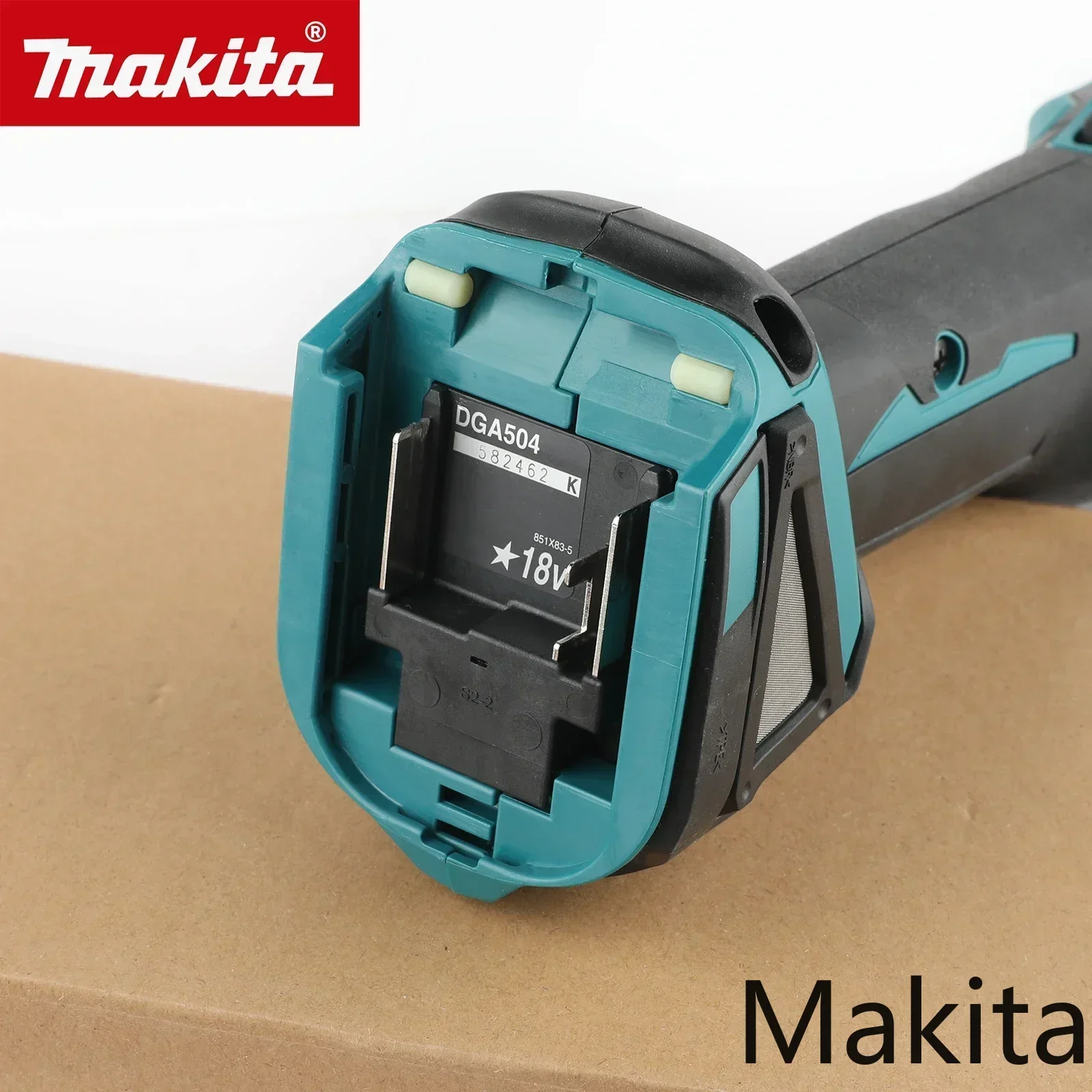 Makita DGA504 18V 6.0Ah 125mm Brushless Lithium Battery Angle Grinder Rechargeable Cutting Machine Multi-functional All-in-one B