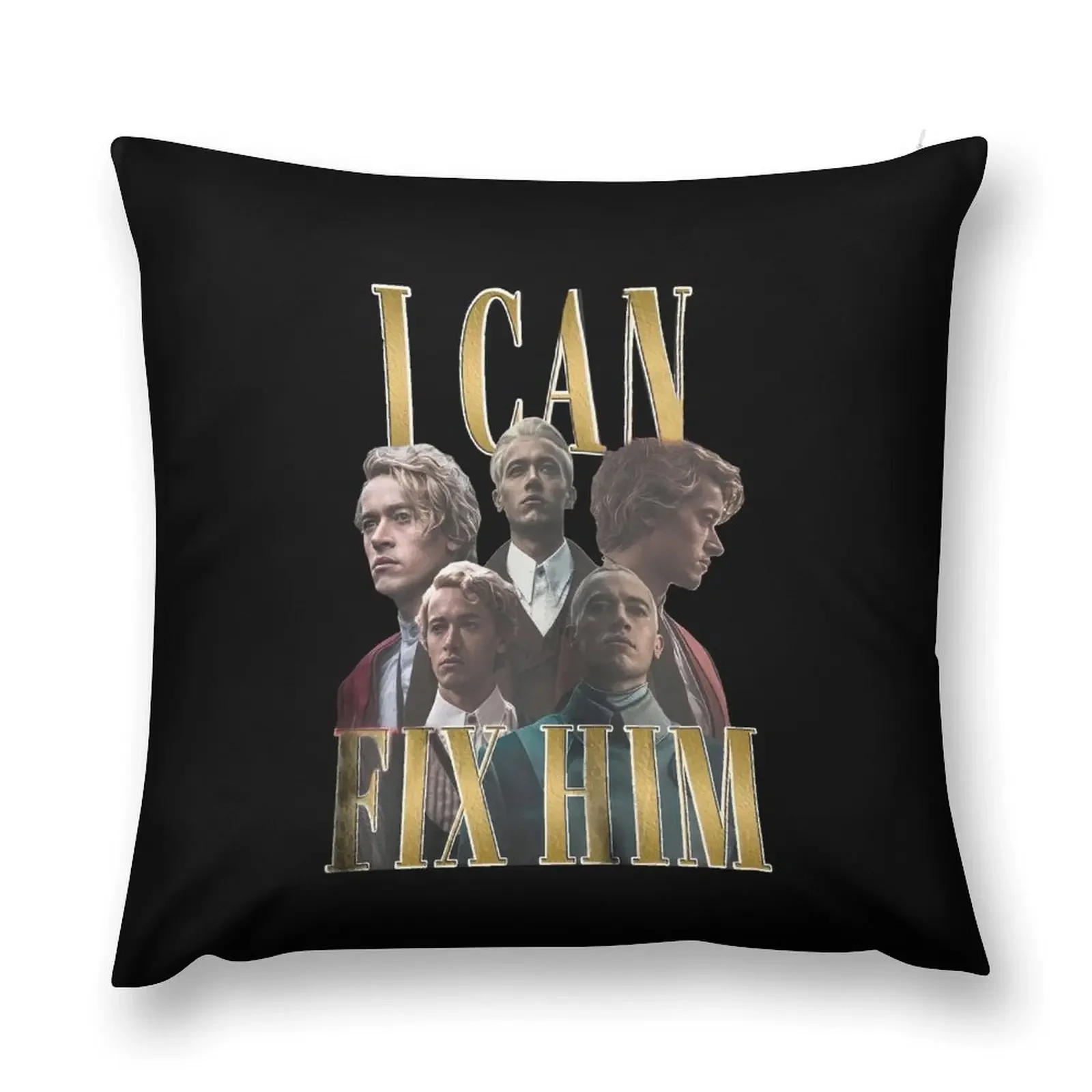 Tom Blyth I Can Fix Him Retro Throw Pillow Christmas Covers For Cushions bed pillows Pillow Decor pillow