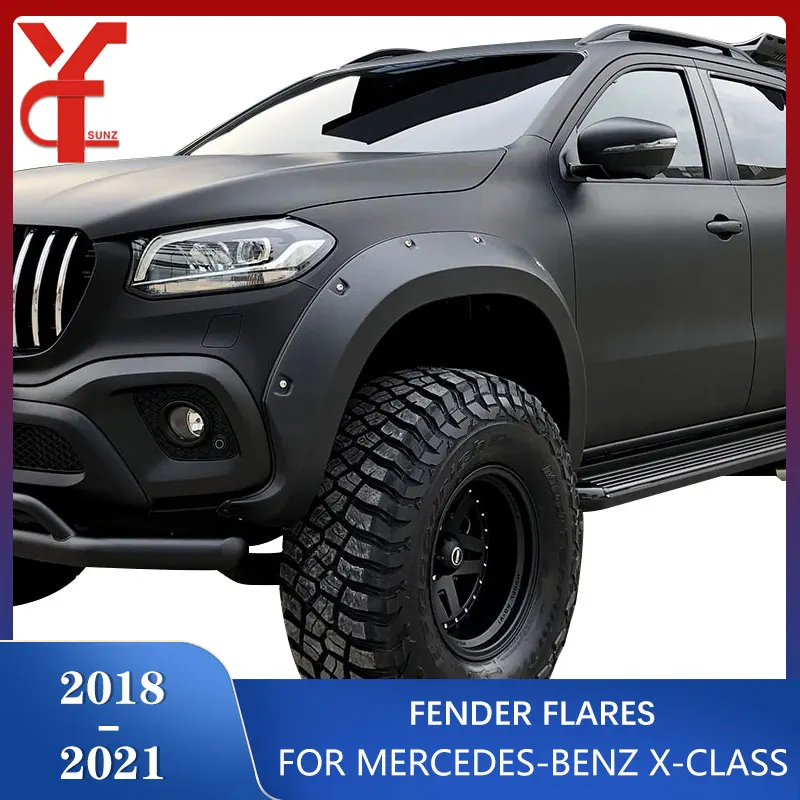 

Wheel Arch Modified Mudguards Fender Flare For Mercedes-benz X-class 2018 2019 2020 2021 Double Tank New Car Styling Accessories