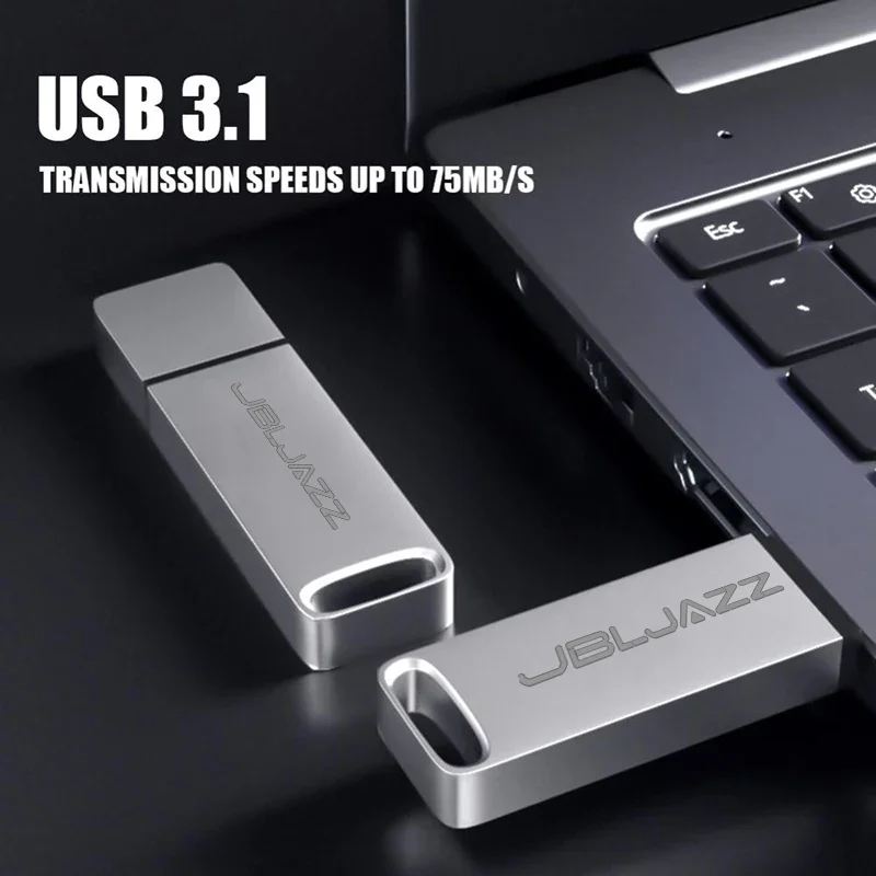 High-Speed USB 3.1 Flash Drive 512GB Metal Pendrive 256GB 128GB 64GB Portable Memory Stick Gift U Disk for Xiaomi Phones