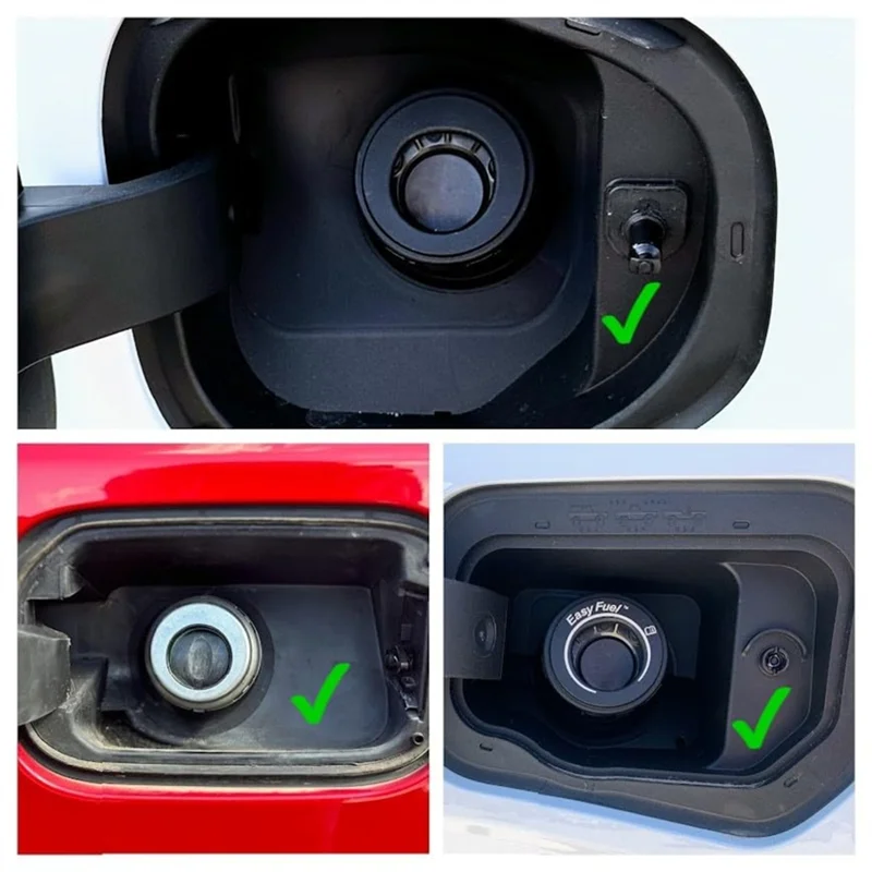 

【New-Sale】2.5Inch ID Tethered Cap& Shield Capless Gas Cap Dirt,Water Dust Cover Compatible With Jeep,Dodge Ram,Select Ford