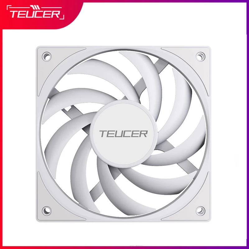 TEUCER UT-12015 15mm Ultrathin PC Chassis Fan 120mm 4PIN PWM 800-2400RPM Thin Fan Computer Case Cooling Fan12CM