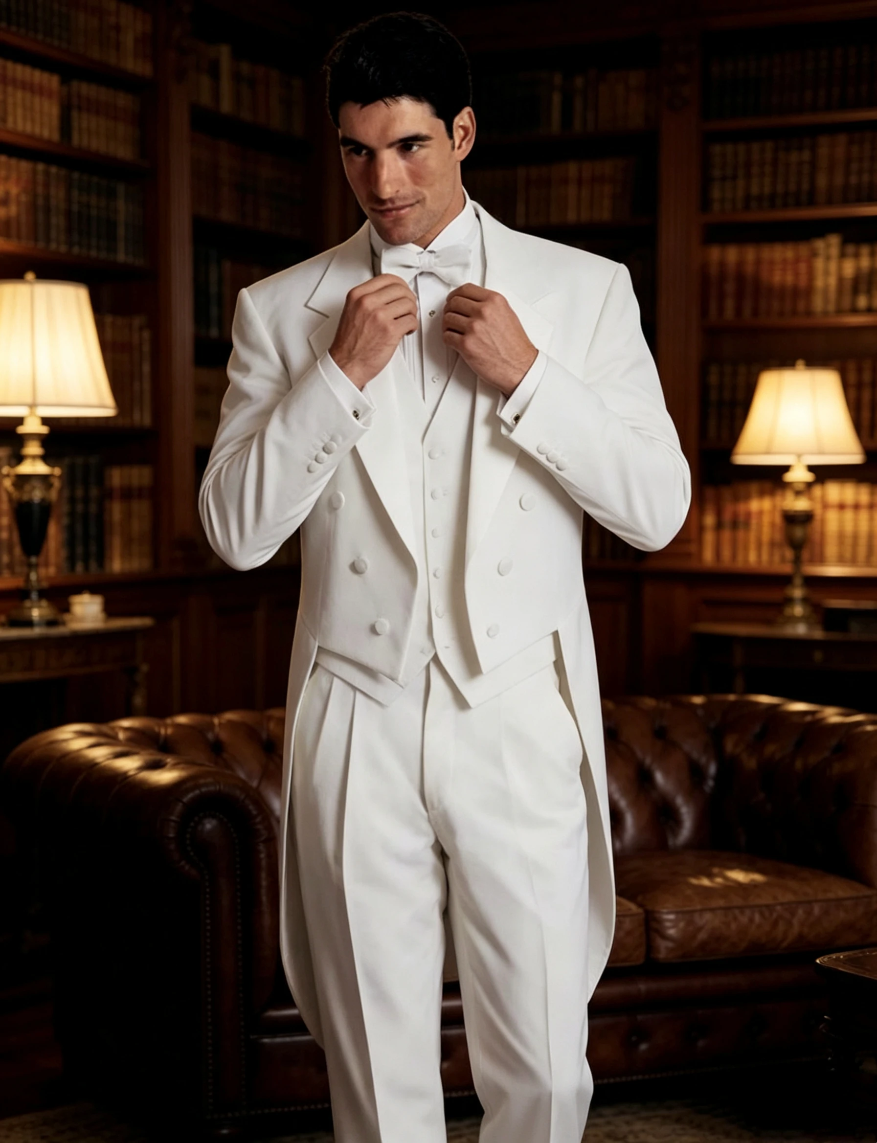 Beyaz Resmi Frak Erkek Takımla - Men'S Formal Wear For A Wedding incelemesi ve fiyatı