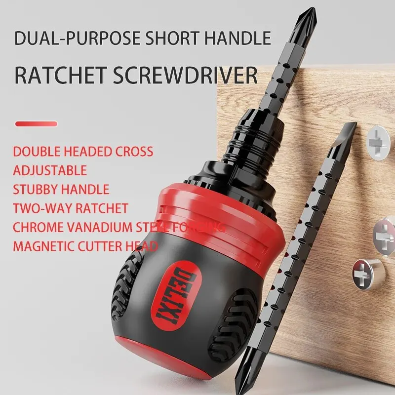 Multifunctional Ratchet Screwdriver Set with Bi-Use Socket & Extender - Effort-Saving Home Repair Tool