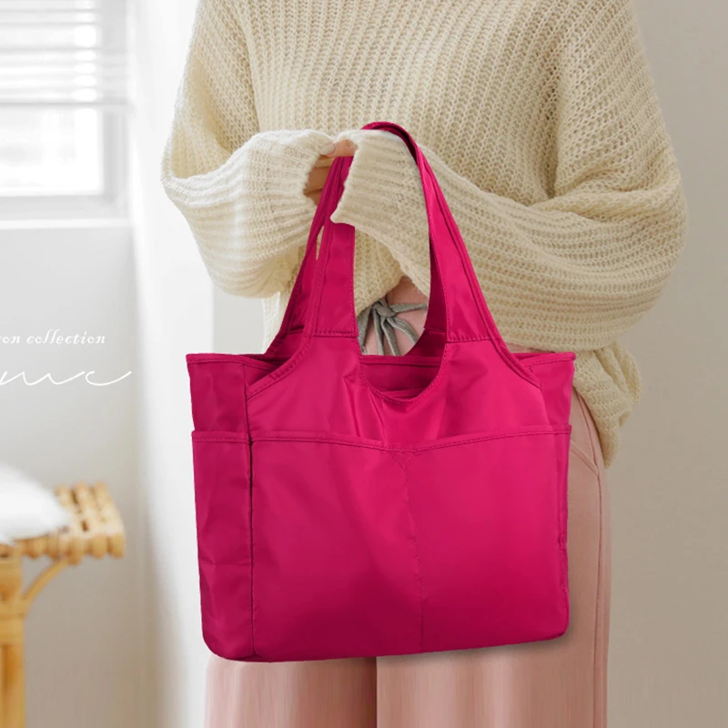 

2024 New Women Fashionable Lady Handbags Multifunction Designer Brand Popular Soft Surface Simple Shoulder Top Sales Handle Bag