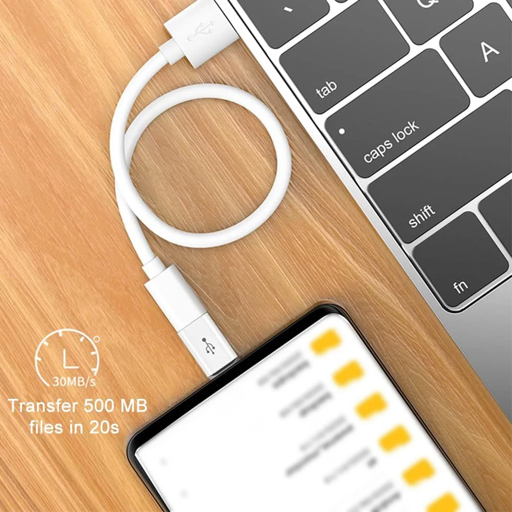 4 قطع مايكرو USB إلى USB C، مايكرو USB أنثى إلى USB-C ذكر OTG محول آيفون، لسامسونج جالاكسي، الهواتف من النوع C، الأجهزة اللوحية والمزيد