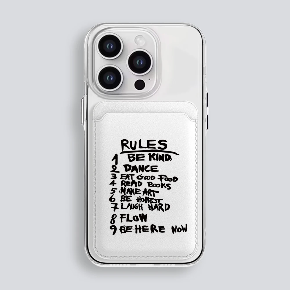 Rules Leder-Kartenetui Handyhülle Kartenhalter für Magnetische Hülle Geeignet für alle iPhones mit Magsafe-Kartenfunktion Rückseitentasche – Detail 4