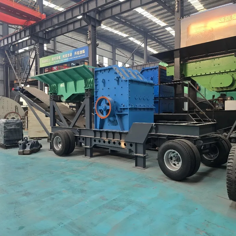 Customized Mobile Crusher For Primary Crushing Of Rock, Stone, Ore - Mining & Quarry Equipment With High Crushing Ratio