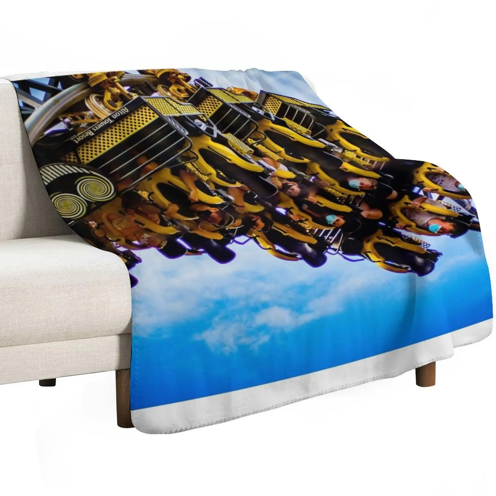 Inverted Smiler Throw Blanket Bed Thermal for sofa Soft Plush Plaid Extra Large Throw Softest Blankets
