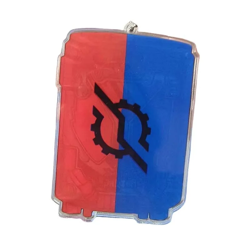 Kamen Rider Build Goyang Gantungan Kunci Kartun Lucu Akrilik Liontin Rantai Manik Gantungan Kunci Tas Aksesori Hadiah Ulang Tahun Kreatif Baru