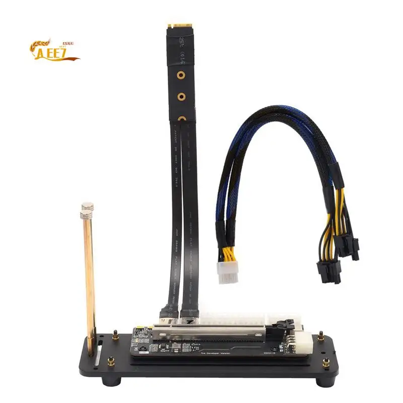 

AEE7-Внешняя видеокарта для ноутбука EGPU PCI-E 3,0 X16 к удлинительному кабелю M.2 Nvme с кронштейном для кронштейна ITX STX EGPU
