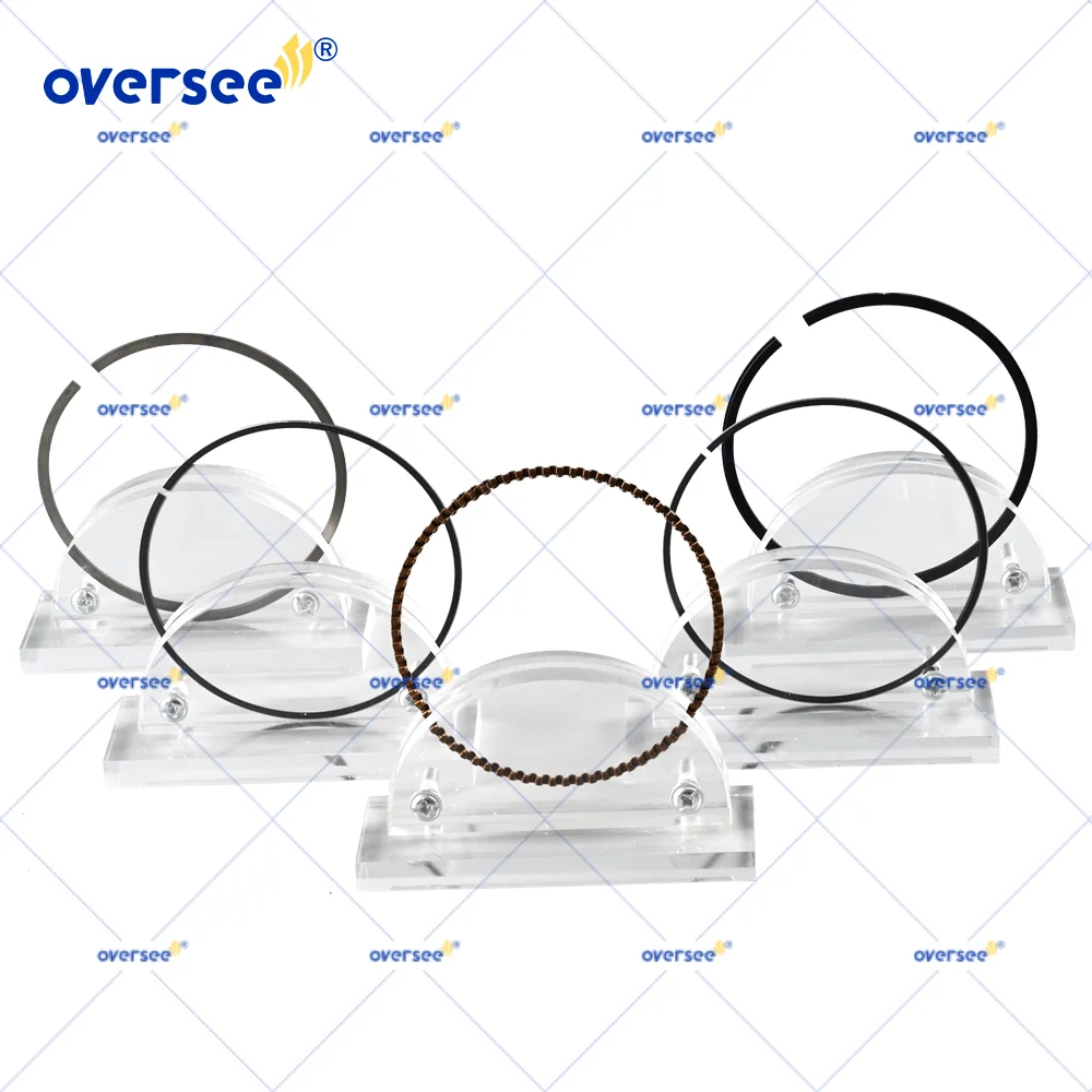 6D8-11603-10 Piston Ring Set (STD) for Yamaha DF 75 90 115HP 4 Stroke Outboard Engine 6D8-11603 67F-11603