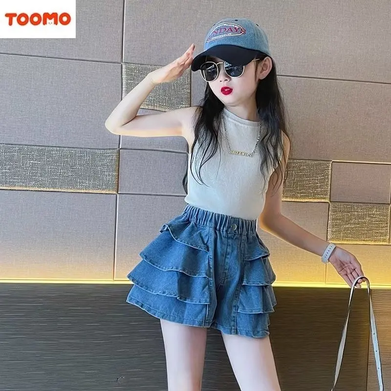 

New Kids Girls Clothes shorts Summer Girl Denim shorts Girl Outfits Baby Girls Clothing 4 5 710 to 12 year