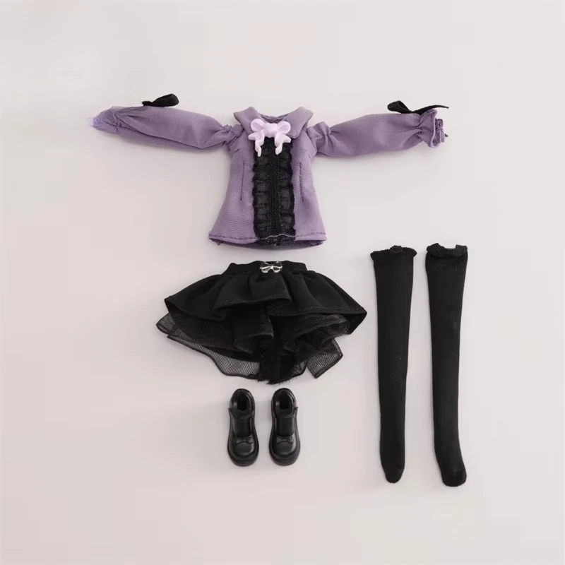 1/12 Scale Female Lace Shirt Skirt Suit Clothes Model Fit 6'' Soldier Shouwu BD PF Series Action Figure Body