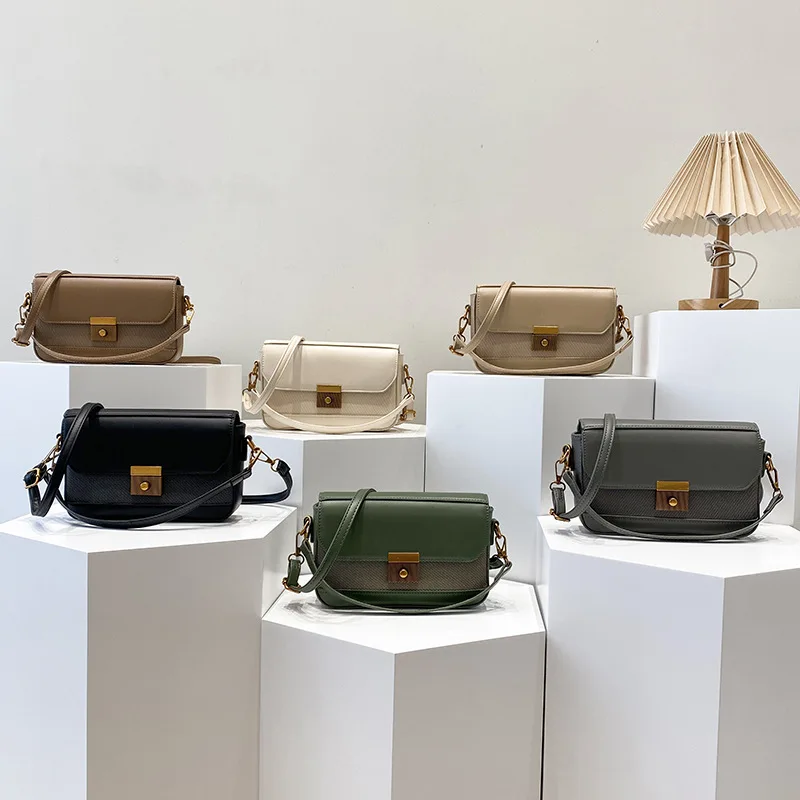 

Elegant Large Capacity Leather Tote Bag - Trendy Designer Crossbody Purse With Minimalist Vintage Paris Fashion