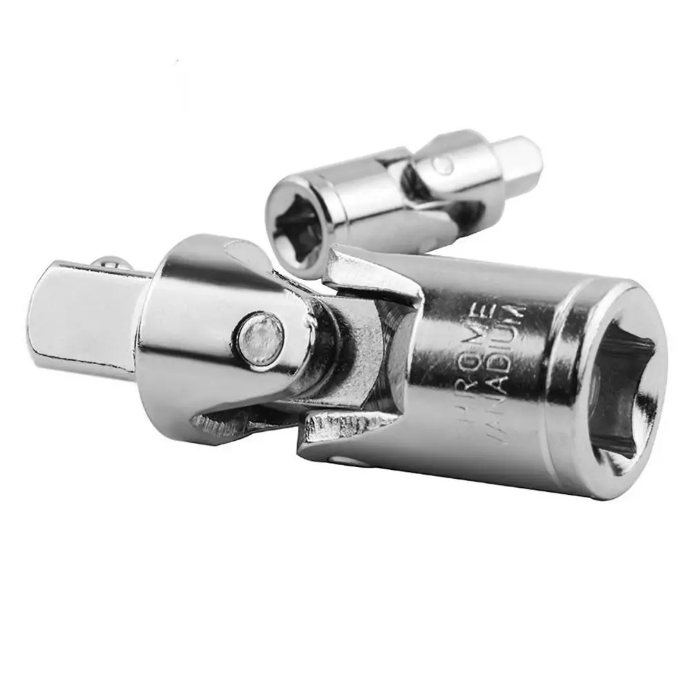 1/2 3/8 1/4 Universal Joint Set Ratchet Angle Extension Bar Socket Adapter Manual and Pneumatic Bendable Adapter Socket Tools