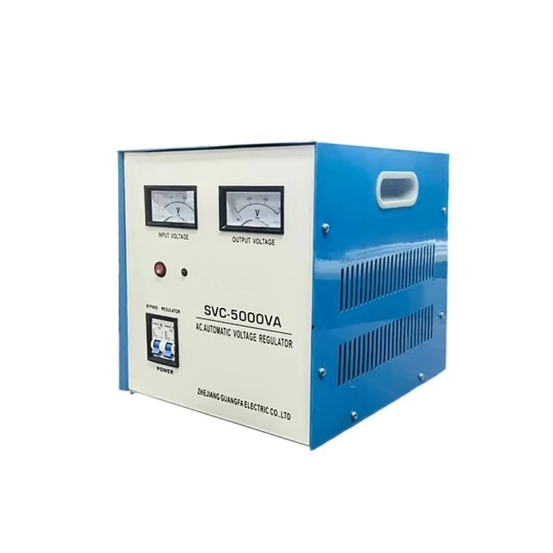 

Высококачественный бытовой электрический стабилизатор напряжения 220 В, SVR-2000ВА, 3000ВА, 5000ВА, автоматический регулятор напряжения для всего дома, стабилизатор переменного тока для использования в системах SVC