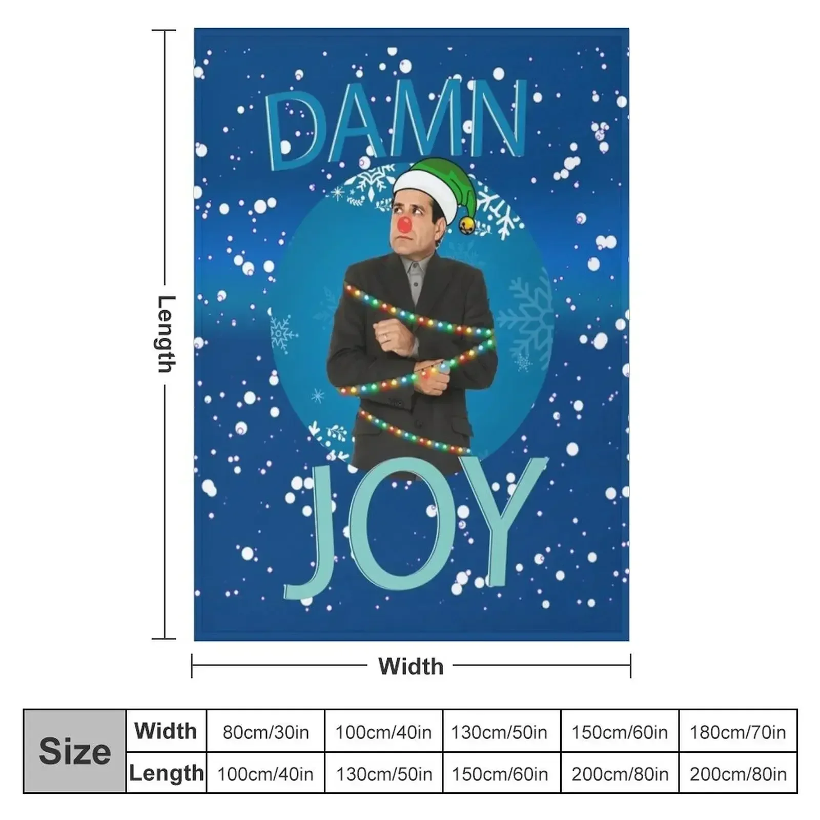 Adrian Monk Christmas Throw Blanket Plush Personalized Gift Blankets