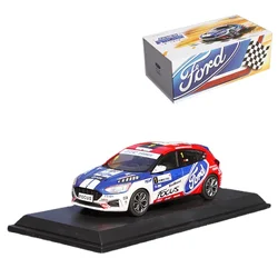 Diecast 1/32 Scale Model Cars Ford Focus ST Rally Racing Car Alloy Hardcover Edition Toys for Boys Christmas Gifts for Kids