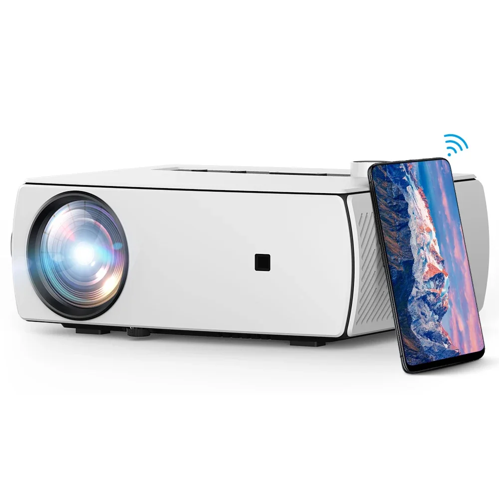 

YG 431 5G WiFi LED 1920 x 1080P Portable Mini Projector for 2K 4K Home Theater Smart Movie Video 3D Beamer