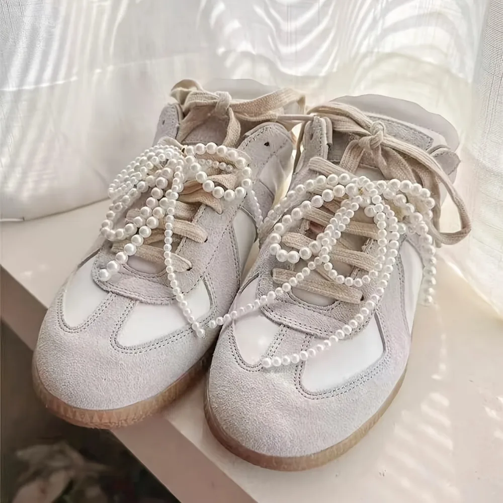 Pearl Bow Loop Tassel Buckle Decoration Fashion Small Perfume Style Shoes Accessories and Accessories