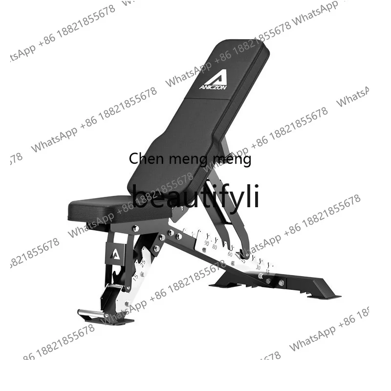 

Adjustable Bench Multifunctional Dumbbell Bench Sit-up Assist Abdominal Board Gym Bench Press Fitness Chair