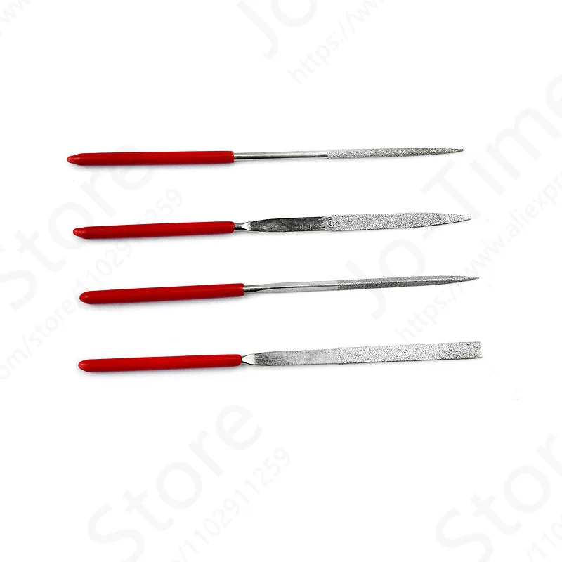 Assista Repair Tool Arquivo Diamante, Assista Acessórios, Formas Diferentes, Desgaste, 4Pcs