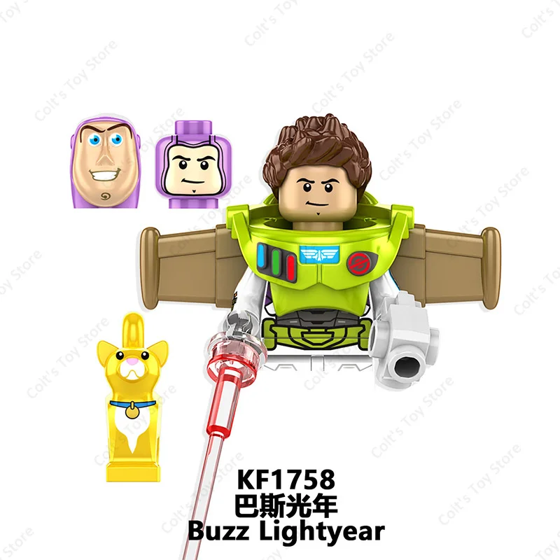 Disney Toy Story Mini Action Figures Buzz Lightyear Zach Building Block Brick Cartoon Anime MOC Classic Movie Model Kid Boy Gift